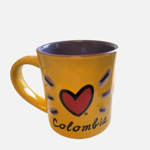 Colombia Luke-A-Tuke Colorful 3-D Relief Coffee Mug - Picture 3 of 9